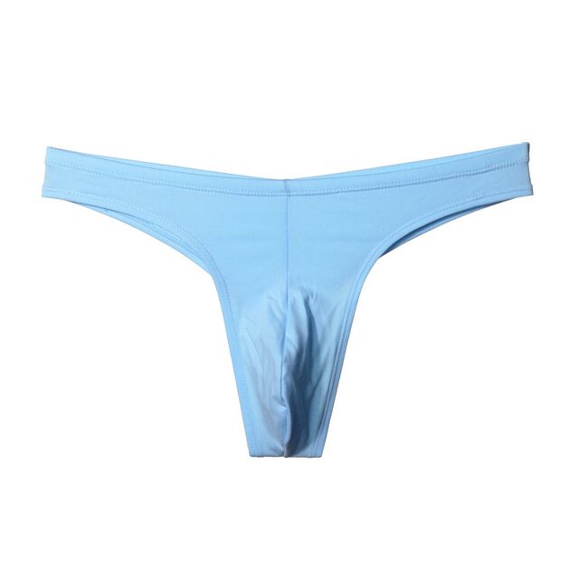 Sexy pure cotton large size men's seamless sports thong
