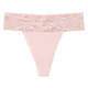 European and American sexy lace seamless large size thong for women