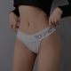 European and American ultra low waist seamless nylon sports thong
