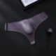Sexy lace edge seamless ice silk men's thong