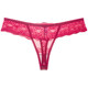 Sexy lace seamless thong women's large size