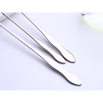 ບ່ວງການວັດແທກ 5g stainless steel long handle seasoning spoon stirring spoon hot pot seasoning spoon coffee spoon long handle long Bing spoon