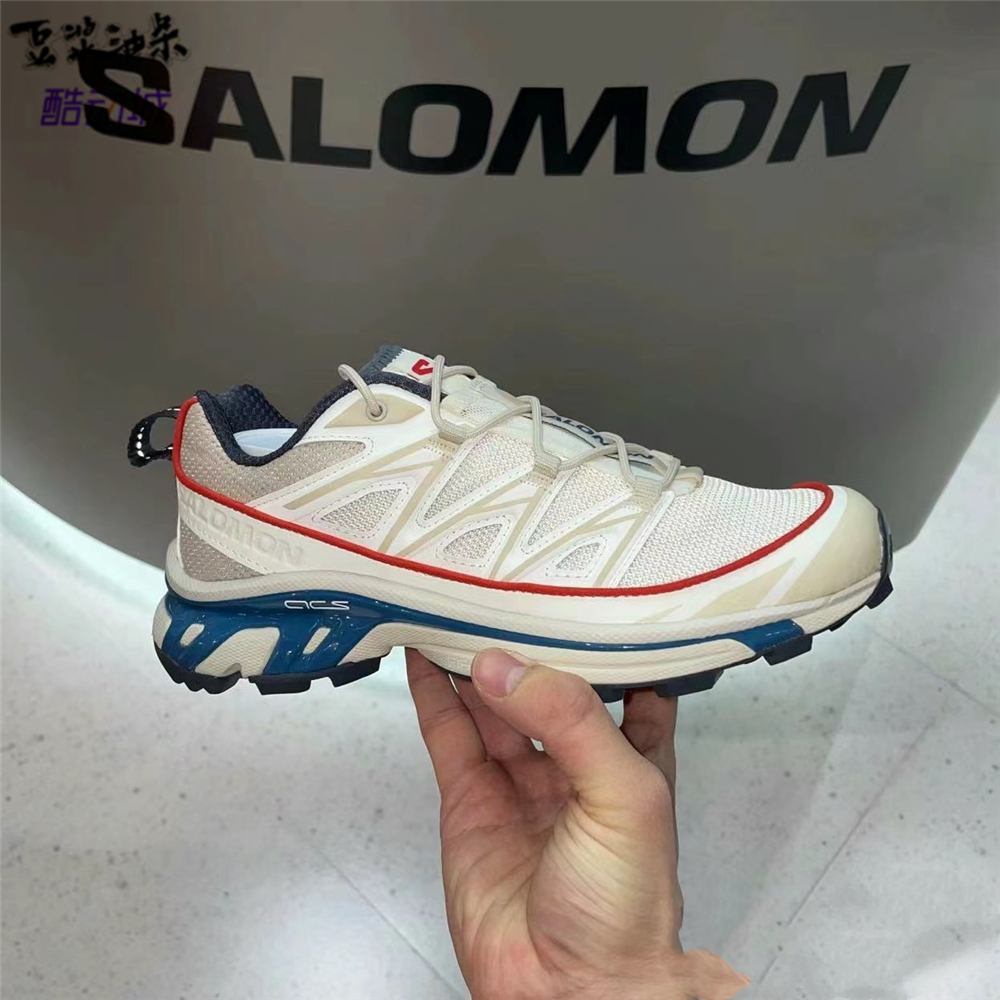 萨洛蒙 SALOMON XT-6 EXPANSE 白蓝粉复古男女户外机能跑鞋472885