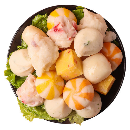 【3件包邮】火锅特色丸子组合装8种口味全家福食材豆捞丸子鱼丸 - 图3