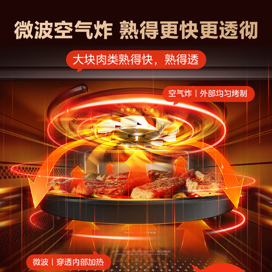 Midea Little Taste 2.0 Microwave Micro-Baked and Fried 3 in One