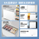 Midea 205 small freezer home commercial small display cabinet mini ice cream freezer frozen refrigeration official refrigerator