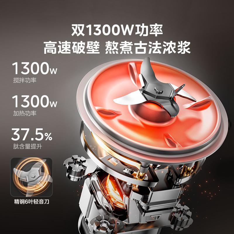 Midea household soy milk wall breaker machine fully automatic cooking machine