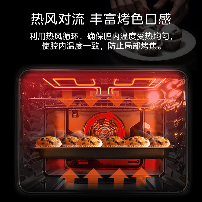 美的嵌入式电烤箱家用大容量智能全自动烘焙极光烤箱官方旗舰店 - 图0