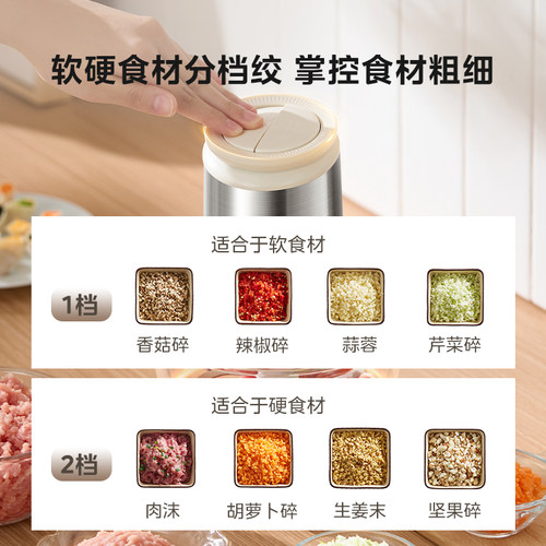 美的家用绞肉机多功能全自动小型防塞肉绞馅料理机官方正品新款 - 图3