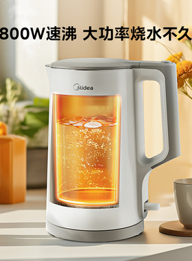 1.7L大容量1800w电热水壶美的