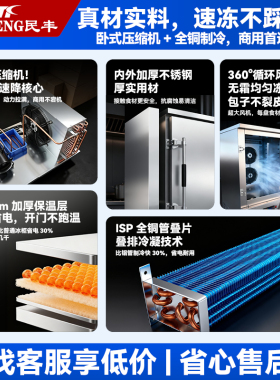 民丰速冻机商用包子急冻极速冷柜