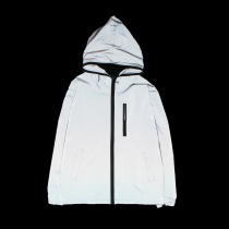 Spring thin light luminous luminous luminous punching winewear day series trend students 3M reflective clothes men and women fluorescent coats