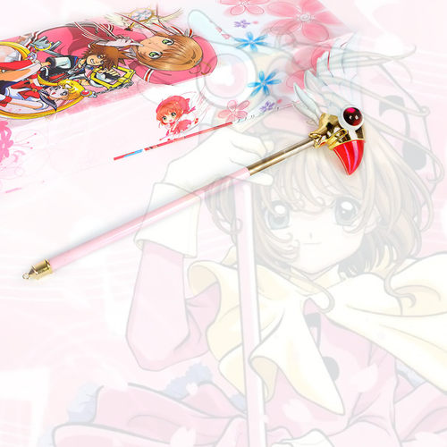 百变小樱杖木之本樱cosplay同款鸟头星星魔法棒精美礼品 - 图3