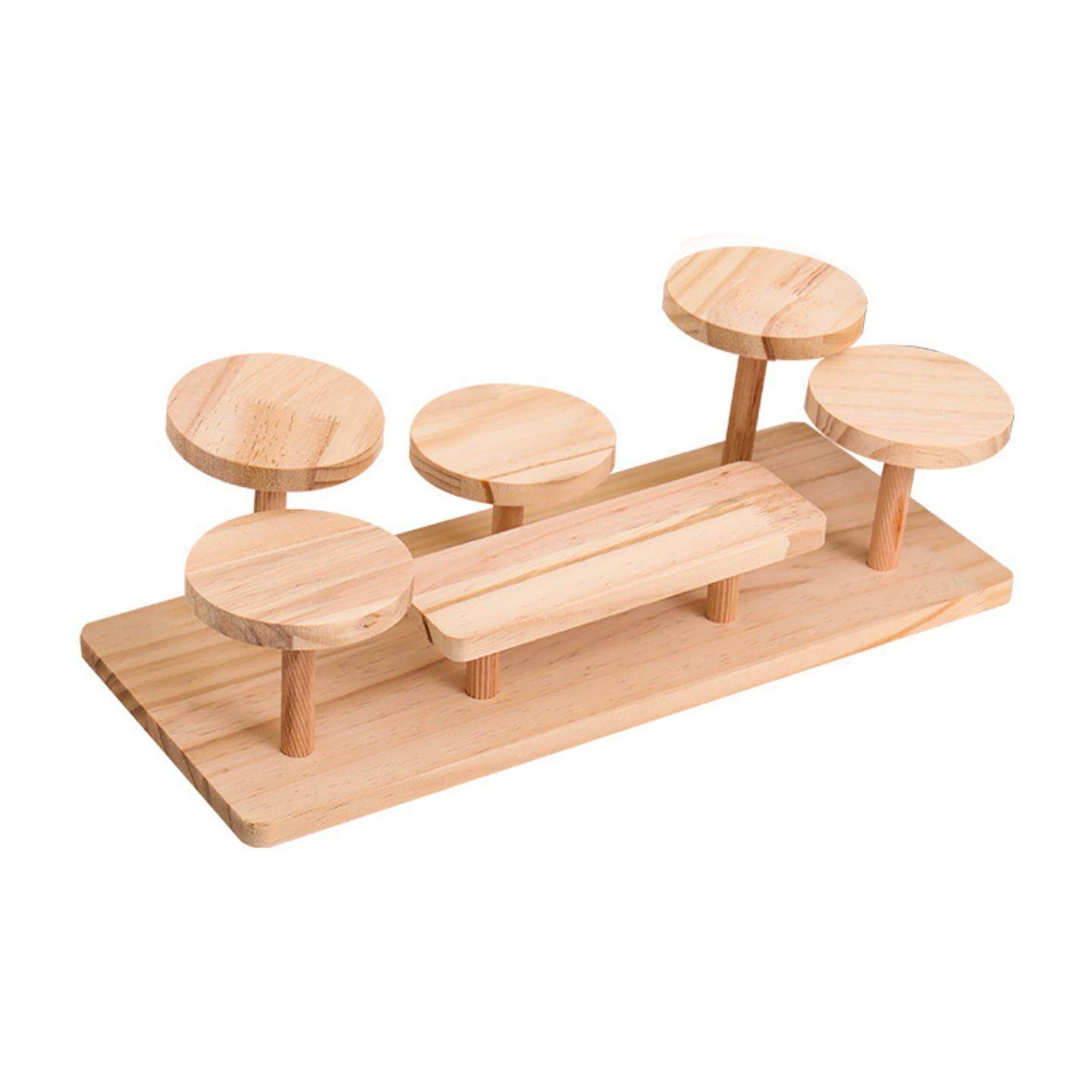 摆摊展示架阶梯实木创意饰品摆件展示台陈列架收纳点心多肉ins,淘宝优惠券,粉丝福利购,淘宝优惠卷