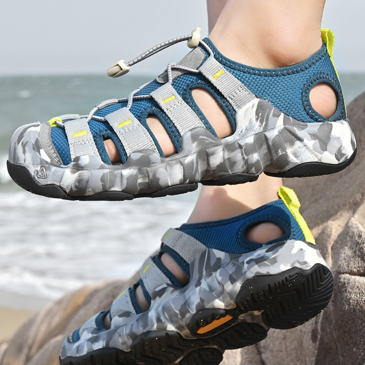 2025新款户外包头凉鞋男夏季缓震防滑登山徒步涉水沙滩男女溯溪鞋,淘宝优惠券,粉丝福利购,淘宝优惠卷