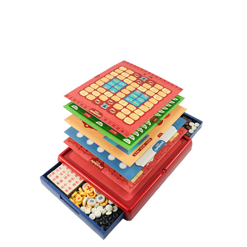 潘多多42合1多功能棋盘飞行棋跳棋象棋儿童益智玩具桌游亲子互动 - 图3