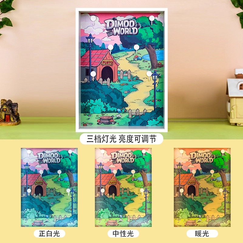 Meishang figure display box stand suitable for Pop Mart