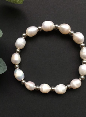 天然淡水真珍珠手链手串