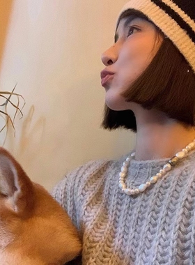 天然巴洛克珍珠项链~超高级