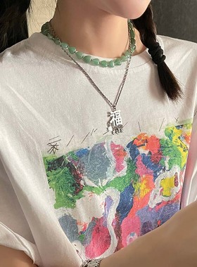 五福钛钢项链~高级感不掉色