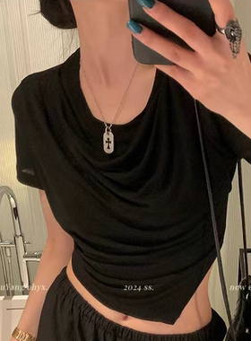 区区欧阳满钻镂空十字架项链