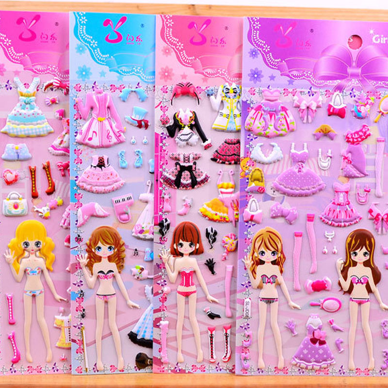barbie doll sticker book