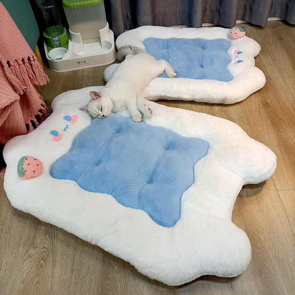 猫垫子睡觉用猫咪睡垫猫窝枕头床垫宠物地垫狗窝冬天保暖狗狗垫子_虎窝淘