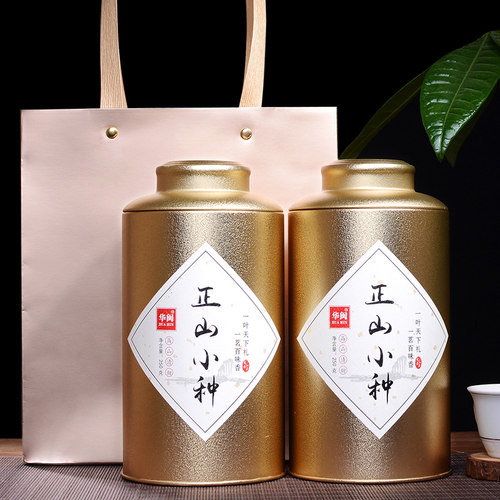 武夷山桐木关正山小种红茶特级红茶茶叶罐装散装500g - 图0
