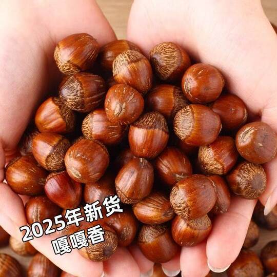 2025新鲜榛子东北榛子大榛子东北特产炒熟榛子大颗粒新货礼盒净重