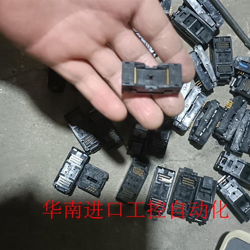 老化测试座TO2523L镀金 翻盖老化座间距2.3MM - 图2