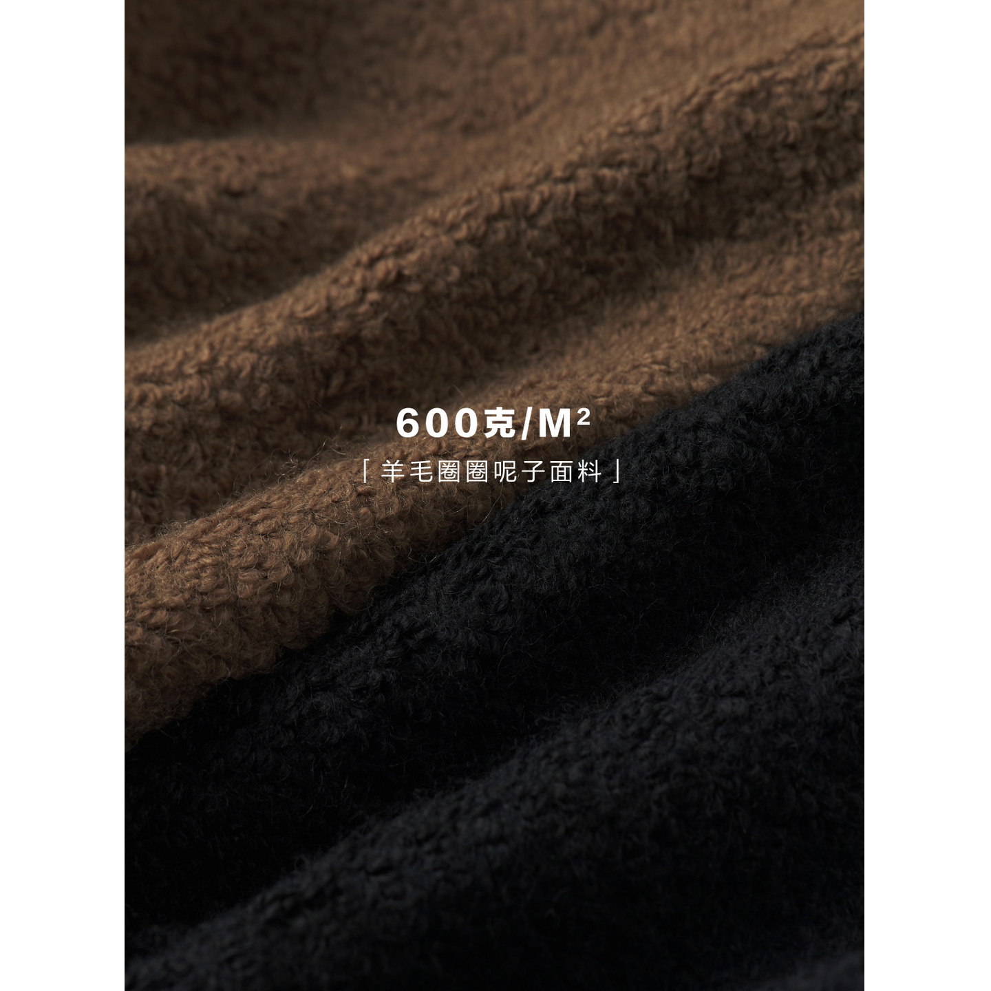 PSO Brand男装女装羊毛连帽中长款牛角扣大衣毛呢女款外套高级感 - 图1