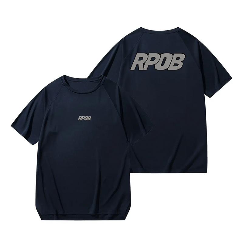 RPOB美式速干篮球短袖投篮服T恤休闲训练服运动跑步网眼透气半袖