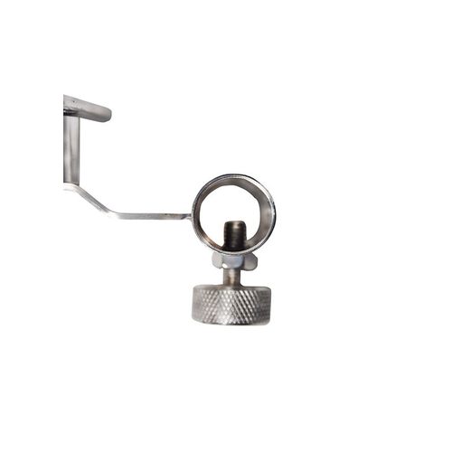 华美钓台10B款鱼护架钓台加厚不锈钢配件 左右手通用鱼护架鱼护座 - 图1