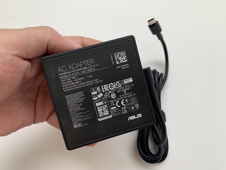 原装ASUS华硕ROG枪神6plus冰刃6双屏USB PD快充电源适配器20V5A - 图0