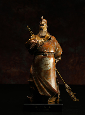 宇达青铜乾坤正气工艺品关公摆件