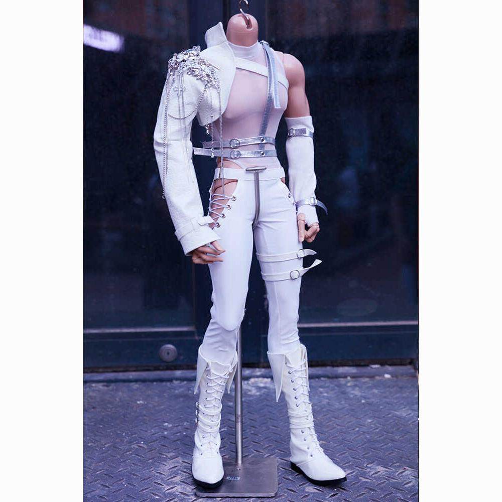 QC女王 光匿皮质套装 4分普叔壮叔ID75 HIDbjd娃衣 三万院长预售 - 图2