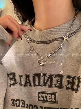 y2k星球项链女小众设计