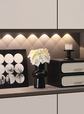 轻奢现代简约玄关相框摆件