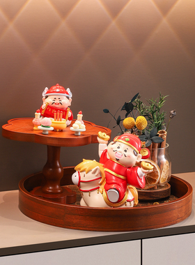 乔迁之喜玄关客厅招财摆件全套