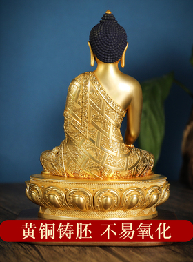 西藏观音佛像手工彩绘佛堂小摆件