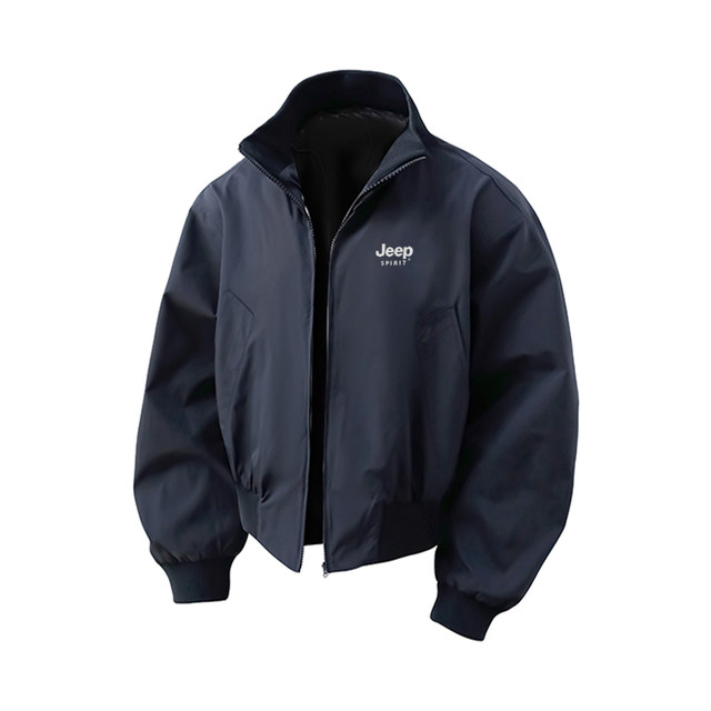 JEEP SPIRIT American fashion brand solid color baseball uniform bomber jacket
