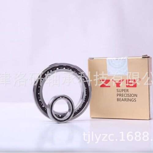 洛阳轴研所ZYS精密角接触球轴7002ACTN1/P5DBB高速机床主轴轴承 - 图0