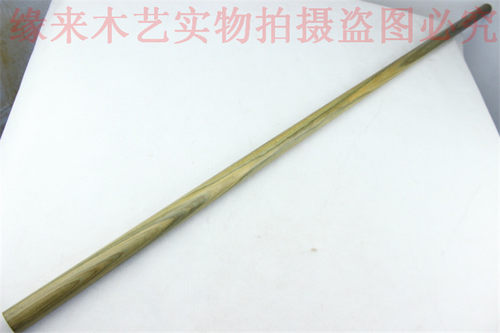包邮绿檀木红木短棍武术长棍太极鞭杆魔杖汽车防身武器棍子 - 图3