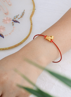 马上有钱摇钱马本命年红绳手链