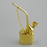 Большой старомодный медный мундштук, латунный маленький кальян