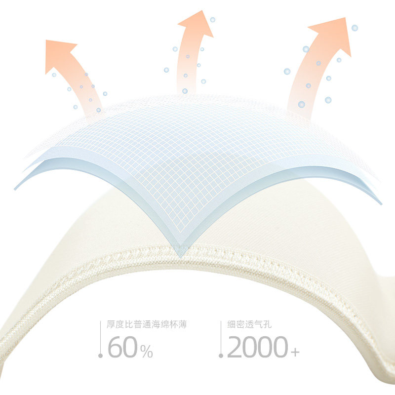 月色少女大码胖mm大胸显小文胸 月色服饰文胸