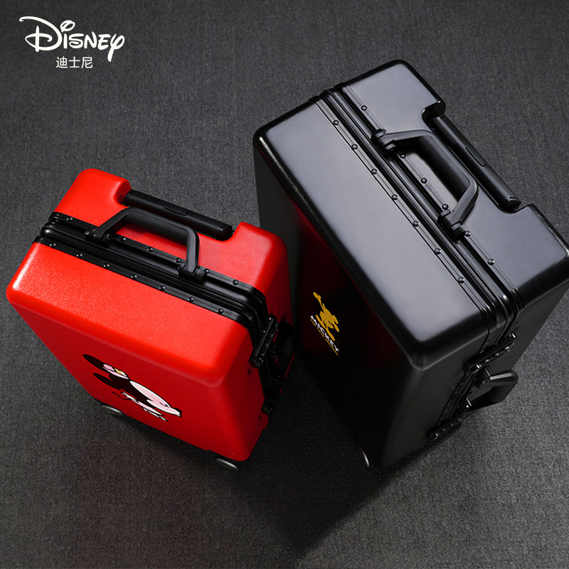 迪士尼万向轮女20寸男24 ins拉杆箱 途威箱包旅行箱