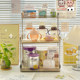 Baby bottle storage rack baby milk powder tableware drain storage box desktop baby supplies feeding table complementary food storage rack