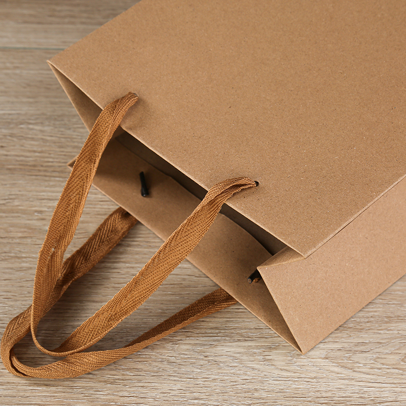 牛皮纸手提袋加厚大袋子茶叶纯手工食品袋礼品袋定制印刷logo加厚,淘宝优惠券,粉丝福利购,淘宝优惠卷