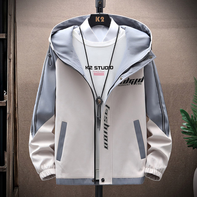 Woodpecker hooded jacket suit men's casual sports